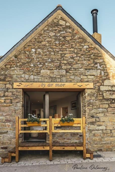 Ty Ar Mor Maison De La Mer, A 40 M De La Plage Saint-Michel-en-Grève Eksteriør billede