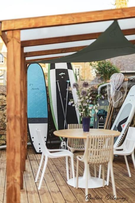 Ty Ar Mor Maison De La Mer, A 40 M De La Plage Saint-Michel-en-Grève Eksteriør billede