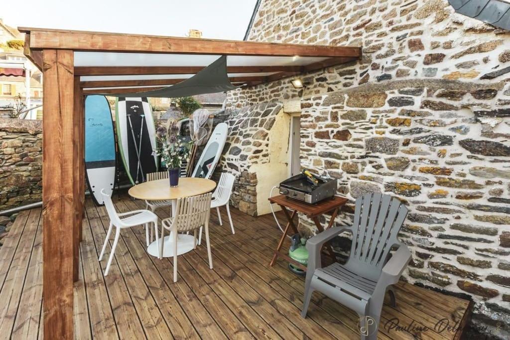 Ty Ar Mor Maison De La Mer, A 40 M De La Plage Saint-Michel-en-Grève Eksteriør billede